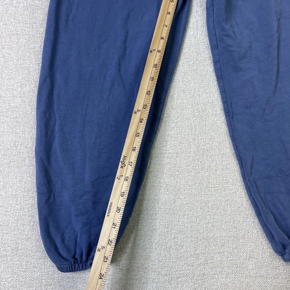 Aerie Fleece Lightweight Joggers Blue Lounge Cozy Sweatpants Women's S Short - Picture 5 of 6